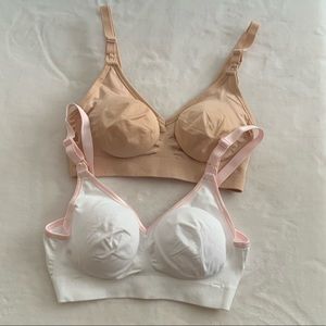 (2) BRAVADO DESIGNS Body Seamless Maternity Bra